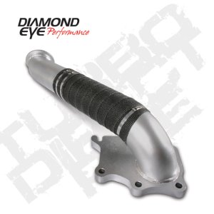 GMC 3500 Performance Exhaust - Diamond Eye Performance - Turbo-Direct 3in AL - `01-`04